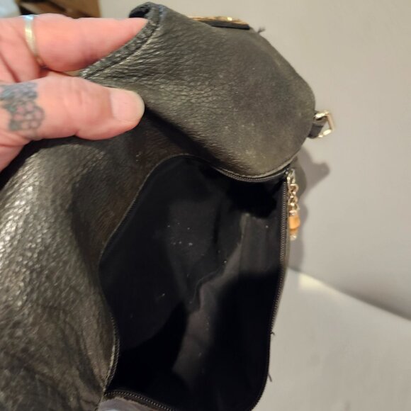 Elie Handbags Custom Artisan Tooled Leather Shoulder Bag - Picture 3 of 6